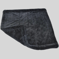Serviette en microfibre sans bords ultra-épaisse pour lavage de voiture, chiffon de nettoyage super doux et moelleux, vente en gros d'usine, OEM personnalisé
