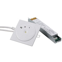 3W Hochleistungs-LED-Einbauleuchte mit 3 Stunden Betriebsdauer Kaltweiß Kunststoff Deckeneinbau Selbsttest-Option Verfügbar