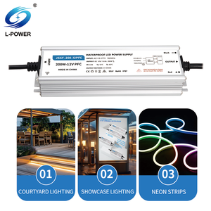 300W 24V 12.5A extérieur LED Driver pleine puissance PFC étanche interrupteur alimentation avec IP67 tension constante interrupteur d'alimentation - Product Image 6