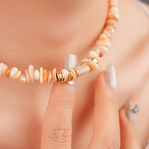 Superventas transfronterizo, serie amarilla fresca y delicada para mujer, cuerdas de cuentas de piedra Natural con múltiples opciones, collar DIY - Product Image 2