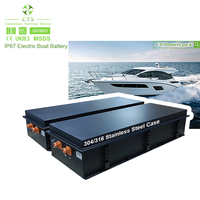 Baterai Laut Lithium CTS OEM Lifepo4 96v/144v 150Ah/300Ah/400Ah dengan 3000 Siklus & Garansi 2 Tahun Ukuran Sesuai Pesanan