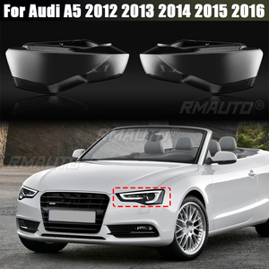 Cubierta Transparente para Faro Delantero de Audi A5 2012 2013 2014 2015 2016, Pantalla para Lámpara, Cristal para Faro, Carcasa de Lente para Faro - Product Image 1