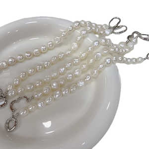 Baroque Natural <b>Pearl</b> <b>Bracelet</b> Elegant Beaded Bangle Accessory - Product Image 2