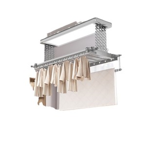 Intelligent remote control lifting clothes rack for home balcony fully automatic reinforced large screen electric clothes rack - Product Image 2