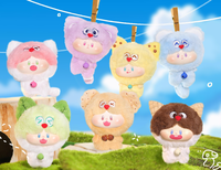 RUNA Sweet Meow Paradise Series Plush Blind Box Cookie Cat Kawaii Pendentif Porte-clés Jouet de Collection 6 Styles par Boîte Cadeau