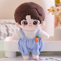 Haute qualité petit jouet debout coton poupée personnalisée 5cm 10cm jeu Anime personnage dessin animé en peluche Kpop idole poupée