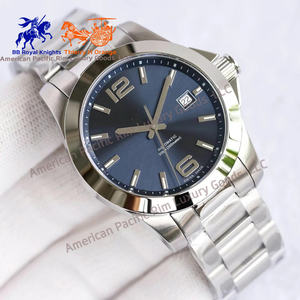 Reloj de Cuarzo de Lujo para Hombre Longnes 2024, Correa de Acero de Alta Calidad, Estilo Deportivo Casual de Moda, Nuevo, Diámetro para Estudiantes, Ronda - Product Image 2