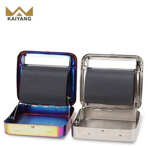 Accessori per fumatori a rullo in metallo all'ingrosso fai <span class=keywords><strong>da</strong></span> te Rolling Paper tabacco 70mm 78mm 110mm laminatoio per sigarette - Product Image 4