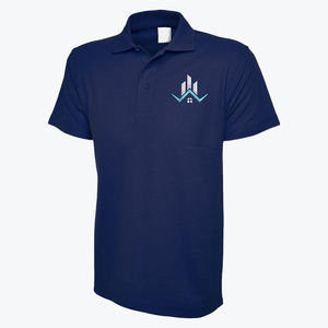 Logo personnalisé polo à manches courtes en coton piqué tricoté performance au sec athlétique respirant style luxe pour hommes - Product Image 4