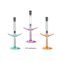 Flacons en verre de 1 ml à embout Luer Lock, préremplis, avec piston bicolore et butée de retenue pour emballage cosmétique – Approvisionnement direct usine