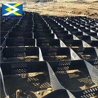Érosion plastique lisse Hdpe Geocell/ geoceldas Geocell nid d'abeille Gravier Stabilisateur Grille Geo cell