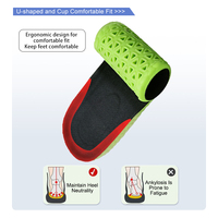 Plantillas de PU de Alta Elasticidad con Soporte para el Arco del Pie, Amortiguación de Impactos, Transpirables, para Deportes y Correr, para Pies Planos