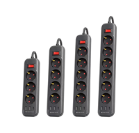 Protecteur de surtension OEM EU Power Strip 3 prises CA avec PD 20W Charge rapide 2 ports USB c Cordon d'alimentation