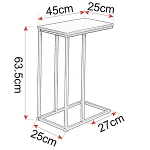 Muebles de sala de estar, dormitorio, <span class=keywords><strong>pequeño</strong></span> sofá de metal de madera, mesa <span class=keywords><strong>auxiliar</strong></span> de café - Product Image 6