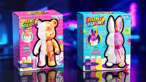 Kit Artistico Personalizzato per Bambini con Pittura Fluida Acrilica, Set <span class=keywords><strong>di</strong></span> Colori Violent Rabbit per Pouring - Product Image 5