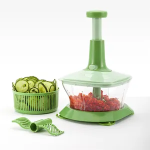 Salad Spinner Desain Cepat Kering BPA Gratis Salad Spinner Buah Sayuran Pencuci Pengering Seperti Yang Terlihat Di TV