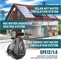 rendah otomatis, 0,03hp 220V 25w untuk rumah tangga, pompa sirkulasi air panas, pompa hemat energi frekuensi rendah otomatis