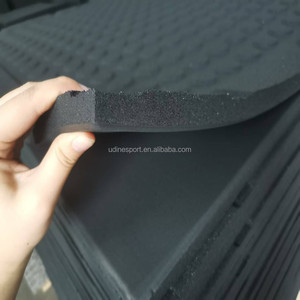 Tappetino Premium <span class=keywords><strong>UDINE</strong></span> per Palestra in Gomma Composita, Spessore 15-50mm, Resistente all'Usura, Assorbente agli Urti, Antiscivolo, Lavabile, per Uso Interno - Product Image 6