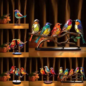 Großhandel kreative niedliche Tier Home Decoration Vogel Serie Legierung Dekorationen für Home Decor