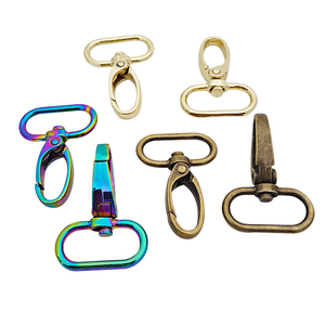 Tas Gesp Metalen Draaibare Haak Versteller Schuifregelaar D Ring Hond Kraag Hardware Snap Haken Voor Handtassen - Product Image 3