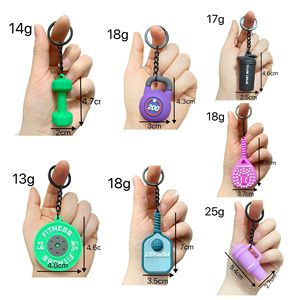 Nouveau porte-clés mousqueton de pickleball, impression numérique écologique, accessoire pendentif en caoutchouc 3D de haute qualité - Product Image 6