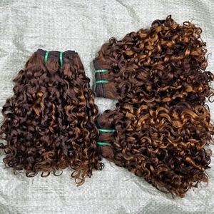 12a Fumi Super Double Drawn Virgin Human Hair <b>Pixie</b> Curls Bundles - Product Image 5