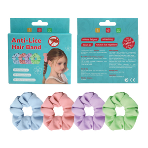 Bandeau anti-insectes portable, durable, carré, solide, anti-souris, couleur unie, anti-<span class=keywords><strong>poux</strong></span>, anti-puces, attache-cheveux - Product Image 6