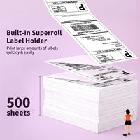 Imprimante d'étiquettes d'expédition thermique sans fil Phomemo D520BT 4x6 203 dpi pour USPS UPS AMZ E-commerce Logistique Colis