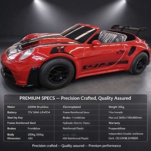 Go Kart Profesional de 3000W y 80km/h para Entretenimiento al Aire Libre, con Transmisión por Cadena y Frenos de Disco para Carreras de Adultos, Estilo GT3 Drift - Product Image 5