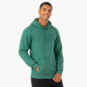 Men's Women's Fashionable Solid Pullover Hoodie Loose Fitting Embroidered Screen Printed <b>Sweatshirt</b> Winter Thermal Fleece Fabric - Product Image 1