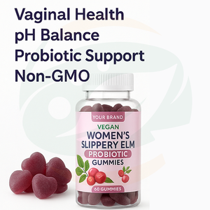 Gummies Probiotiques à l'Orme Glissante pour l'Équilibre du pH et la Santé Intestinale, Soutien OEM en Gros pour la Santé Féminine et la Gestion de l'Énergie Adulte - Product Image 3
