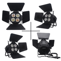 Projecteur PAR double COB 200W 2 en 1 Blanc froid et blanc chaud 4X50W DMX LED Blinder DJ Lumière Haute CRI 95 IP33 pour scène théâtre mariage