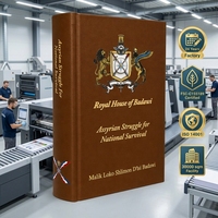 Carnet personnalisé à dos rond en cuir, reliure de luxe, couverture rigide pour cadeaux d'entreprise