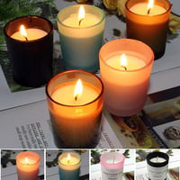 Bougies parfumées romantiques sans fumée, semi-artisanales, origine Chine, cadeaux d'anniversaire, bougies en cire de soja pour la décoration intérieure, vente en gros usine