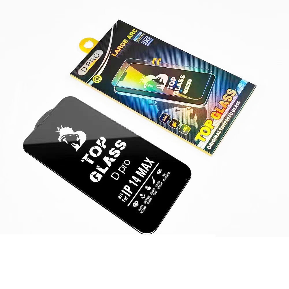 Защита экрана для iPhone 14 Pro (6,1 дюйма),[автоматическое удаление пыли] Полное покрытие экрана 2.5D Edge 10s HD Закаленное стекло пленка