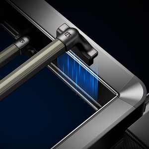 CooperMonica Trouser Rack Telescopic Stainless Steel Rectangle Wardrobe Clothing Organizer <b>Standing</b> Type Aluminum Alloy WS4122S - Product Image 1