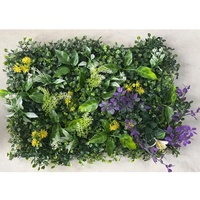 Panneaux de haie artificielle Living Vines pour plantes d'intérieur en plastique vert, mur végétal artificiel, panneaux de haie artificielle