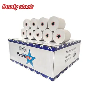 FSC 60-80g White Brown Jumbo Roll Wrapping Paper Kraft Roll