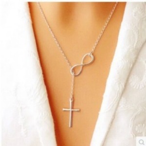 Collar con cruz de 8 palabras, collar de las Reliquias de <span class=keywords><strong>la</strong></span> Muerte, collar con ojo, sol y luna, N606 - Product Image 2
