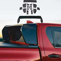Arceaux de protection de remplacement pour pick-up, noirs, en ABS, sport, pour Toyota Hilux Revo Rocco SR5 Rogue GR