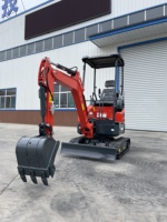 LIVRAISON GRATUITE Mini-excavatrice INFRONT CE EPA EURO 5 sur chenilles, moteur 2 tonnes, machine agricole, godet 0,02 m³ Kawasaki