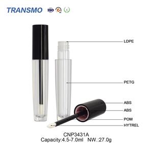 Tube de brillant à lèvres en plastique, cosmétique vide, transparent, 4,5-7 ml, flacon de tube, emballage, conteneur cosmétique, tube de brillant à lèvres de haute qualité - Product Image 3