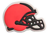 <strong>Football</strong> Hole Shoes Flower Buckle PVC Decorative Accessories with <strong>Croc</strong> <strong>Charms</strong> Made in China Unisex - Product Image 5