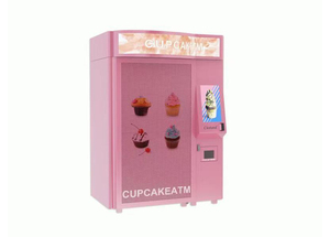 Kinh doanh ngoài trời tự phục vụ thức ăn nhanh bánh mì <span class=keywords><strong>cupcake</strong></span> Baguette Máy bán hàng tự động để bán - Product Image 3
