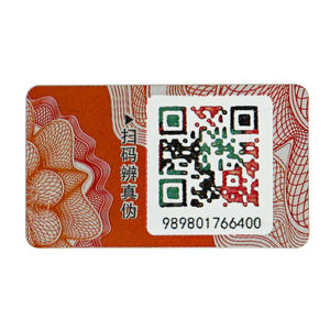 Etiqueta de seguridad con sistema antifalsificación rastreable, etiqueta a prueba de manipulaciones - Product Image 6