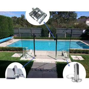 ZD Ventas calientes Acero inoxidable 180 grados Cierre suave Vidrio a bisagra de puerta de vidrio Diseño moderno para valla de piscina al aire libre - Product Image 1
