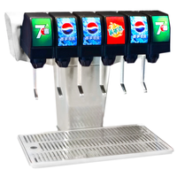 Système de fontaine à soda Post Mix avec refroidisseur sous le comptoir pour se connecter au sirop BIB