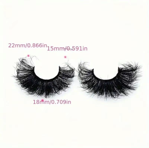 Venta caliente Lash Mink Lashes 25mm Natural Eyelash Fluffy Pestaas Postizas Al Mayor Full Strip Eyelashes Cils Natural Mink Lashes - Product Image 3