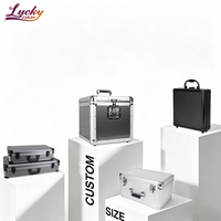 Boîte à outils portable entièrement personnalisée, étanche, en aluminium, avec insert en EVA, résistante à la poussière, antichoc, OEM/ODM disponible, garantie de 3 ans