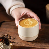 Taza de café vintage de cerámica de 100ml, 170ml, 200ml, taza de té estilo japonés, vajilla de gres para café expreso, para restaurantes y hoteles